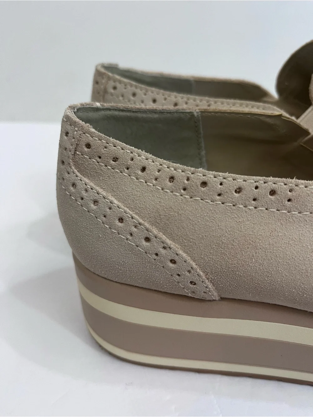 Dolce Vita Jhenee suede platform slip on sneakers.